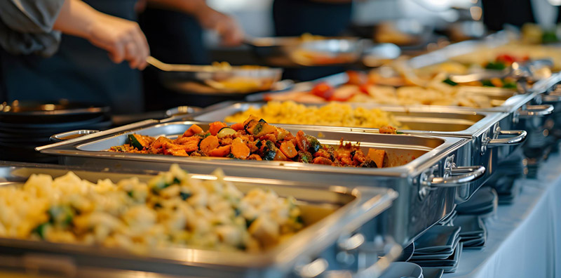 variety-food-metal-trays-buffet